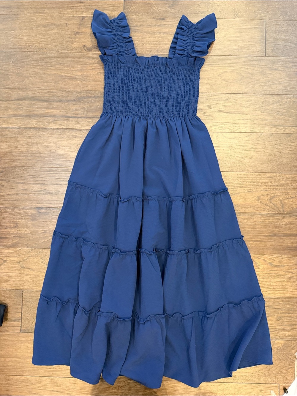 Hill House Home The Crepe Ellie Nap Dress - Navy Crepe Size XS - C75-018
